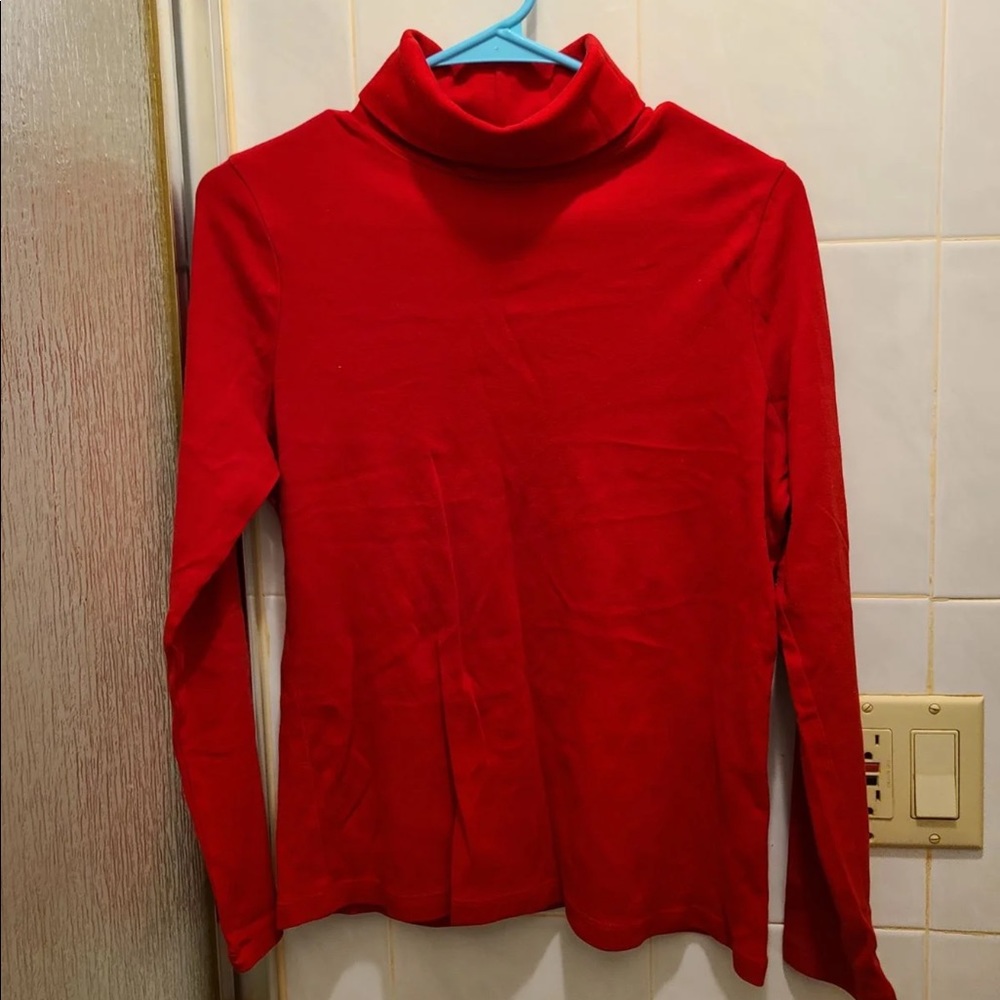 Red Turtleneck
